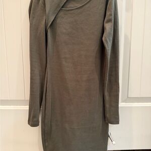 Wild Fable Sage Long Sleeve Dress